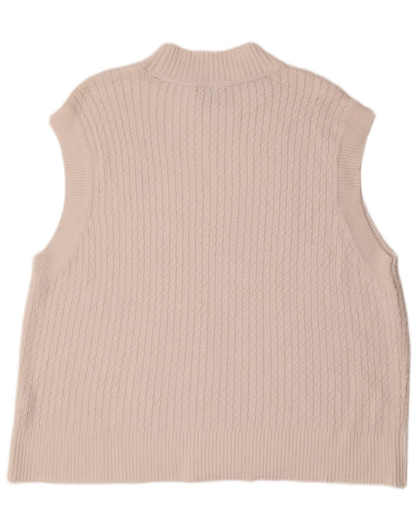 Tommy Hilfiger Herren Weste Tank Top XL weiße Baumwolle