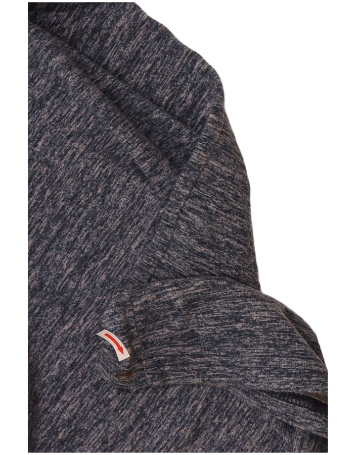 HOLLISTER Herren T-Shirt Top Small Marineblau gesprenkelte Baumwolle