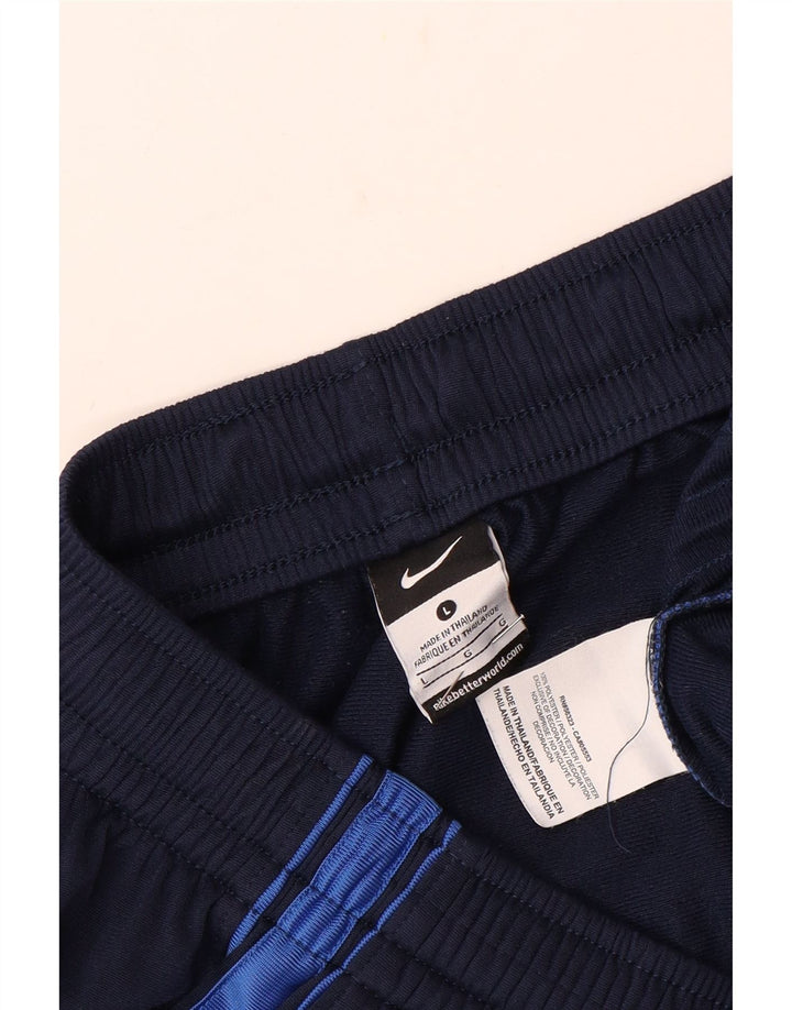 Nike Herren-Trainingshose, groß, marineblaues Polyester