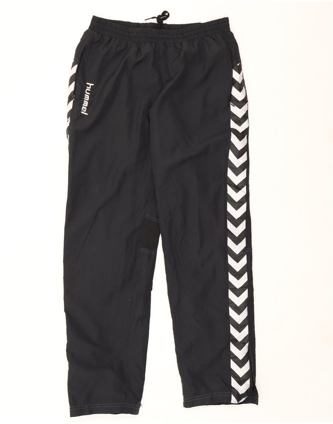 Hummel Herren-Trainingshose mit Grafik, mittelschwarzes Polyester