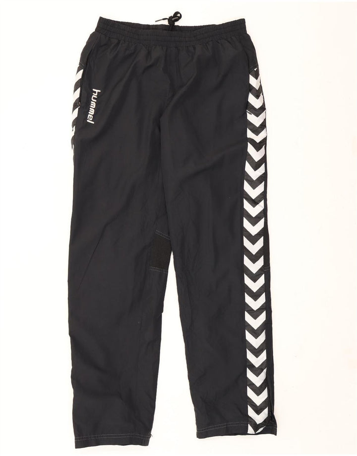 Hummel Herren-Trainingshose mit Grafik, mittelschwarzes Polyester