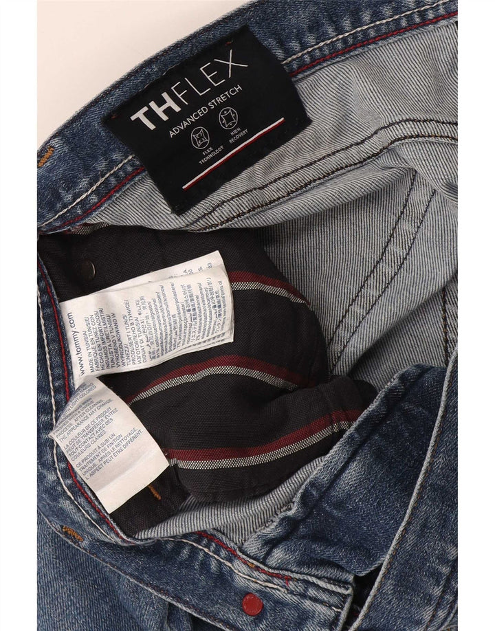 Tommy Hilfiger Herren Slim Jeans W34 L31 Blaue Baumwolle