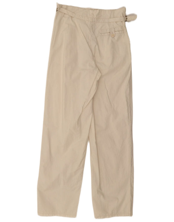 Swinger Damen-Chinohose mit hoher Taille, IT 46, Größe L, W28, L31, gebrochenes Weiß