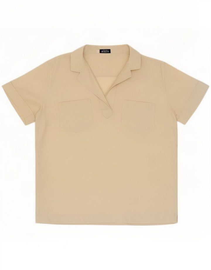 Marella Damen Bluse Top IT 44 Medium Beige