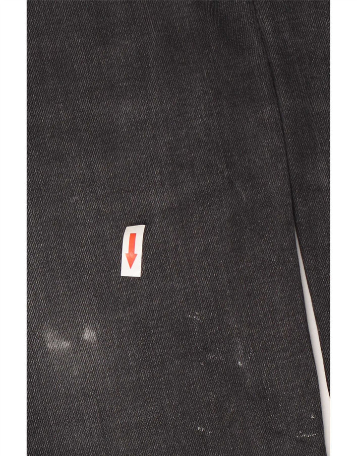 Lee Damen Carol Straight Jeans W27 L27 Graue Baumwolle