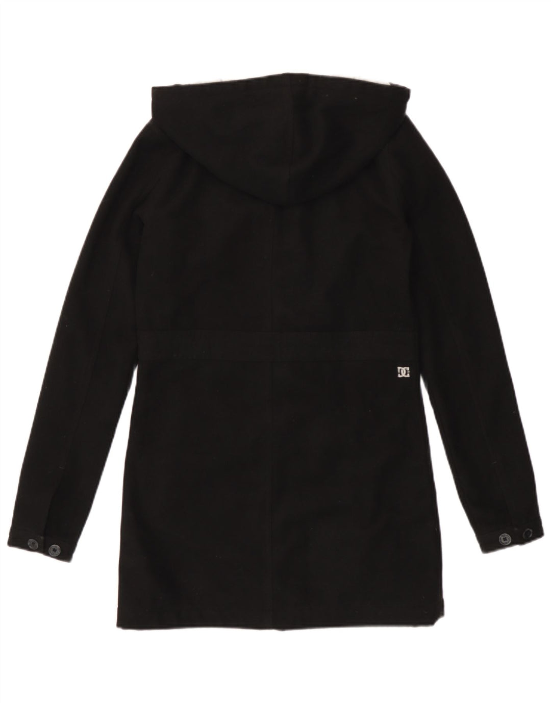 DC Damen-Windbreakerjacke mit Kapuze, UK 10, Größe S, Schwarz, Polyester