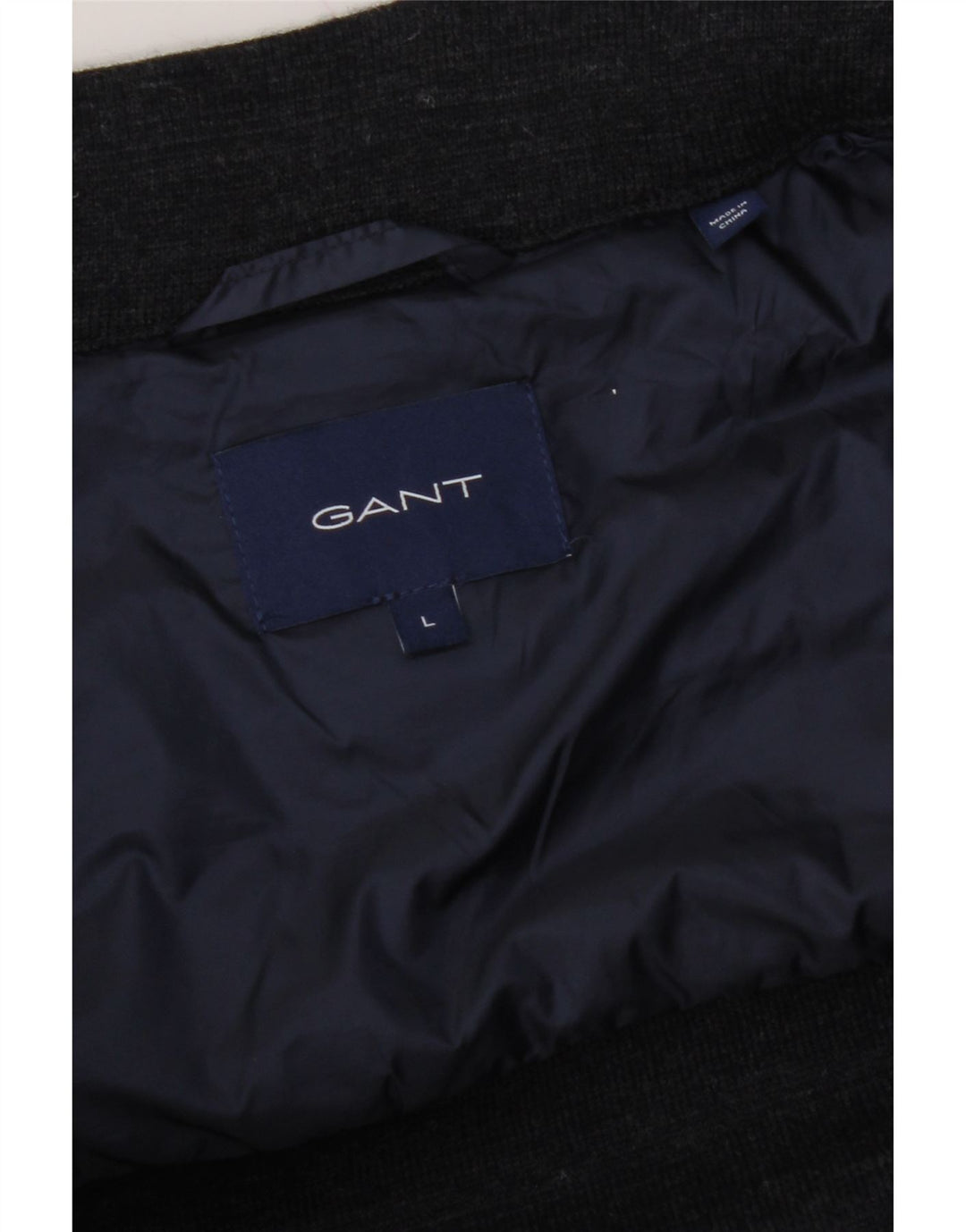GANT Damen Wattierte Weste UK 16 Large Marineblau