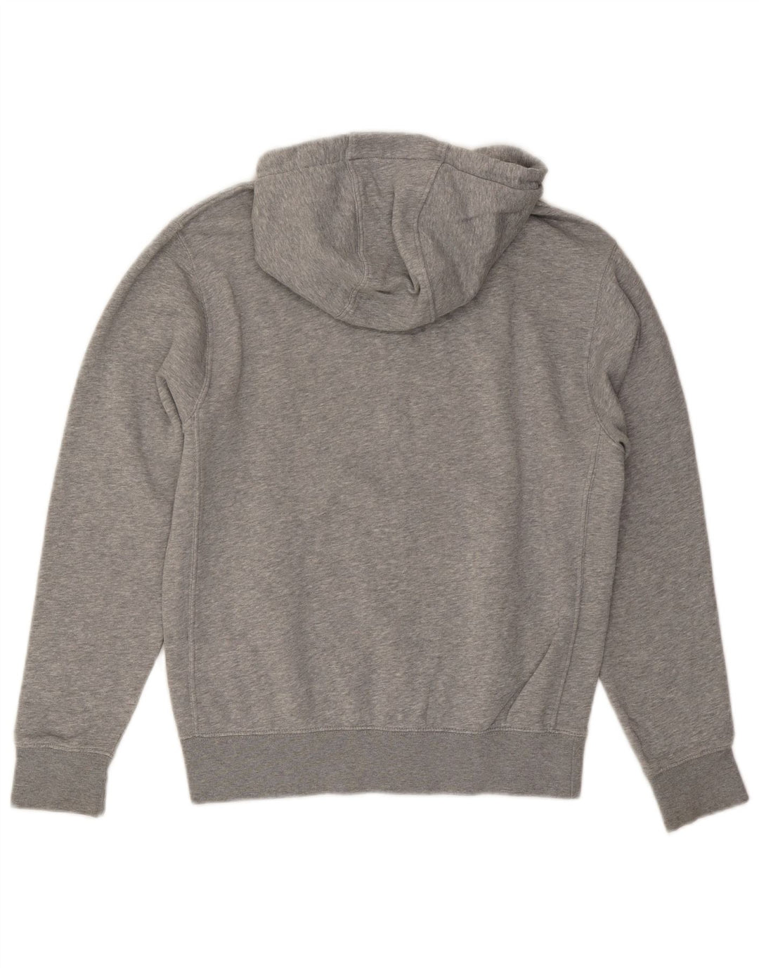 NIKE Herren-Kapuzenpullover mit Reißverschluss, klein, grau gefleckte Baumwolle
