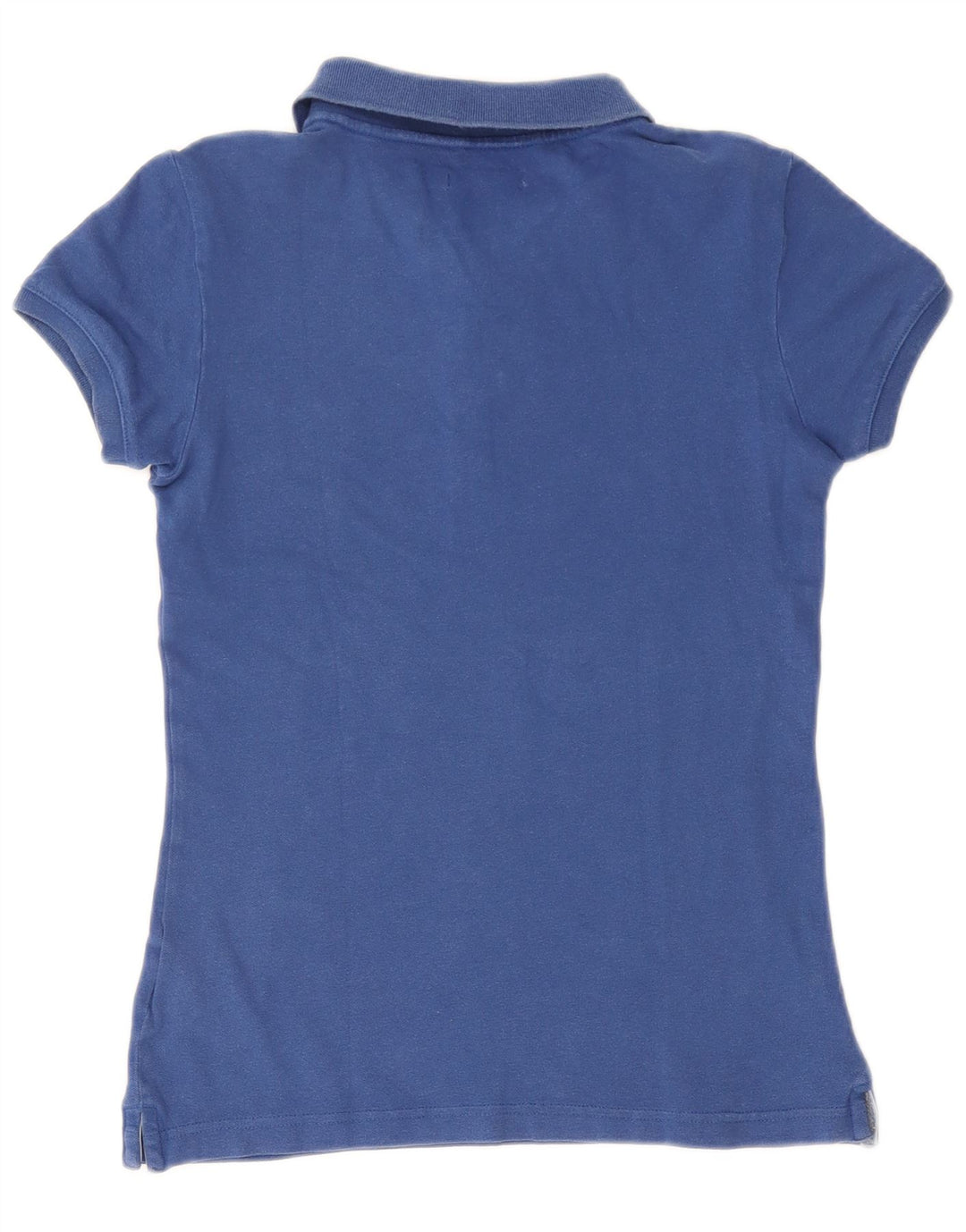 Adidas Damen Poloshirt EU 36 Small Marineblau Baumwolle