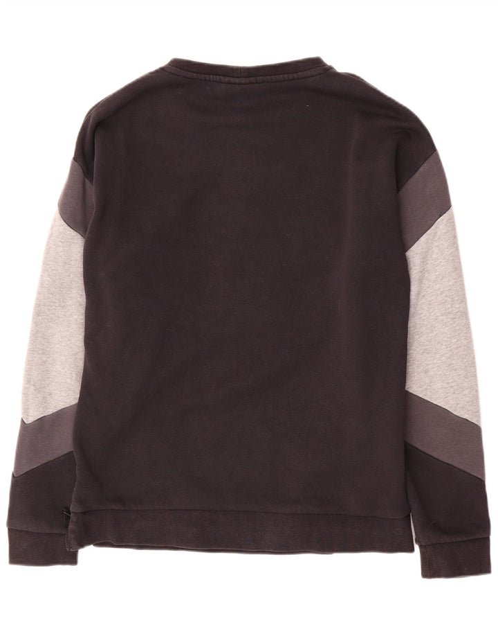 Nike Herren-Sweatshirt mit Grafik, Größe S, Schwarz, Colourblock-Baumwolle