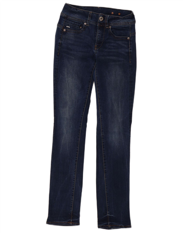 G-Star Damen Slim Jeans W28 L32 Marineblaue Baumwolle