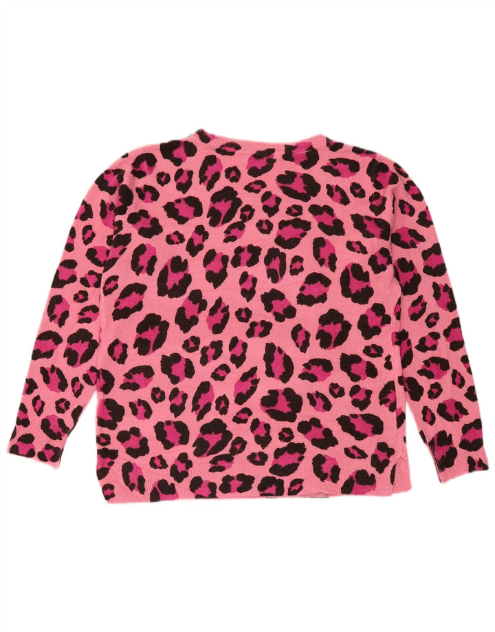 Marks & Spencer Damen-Pullover mit Rundhalsausschnitt, Gr. 14, Mittelrosa