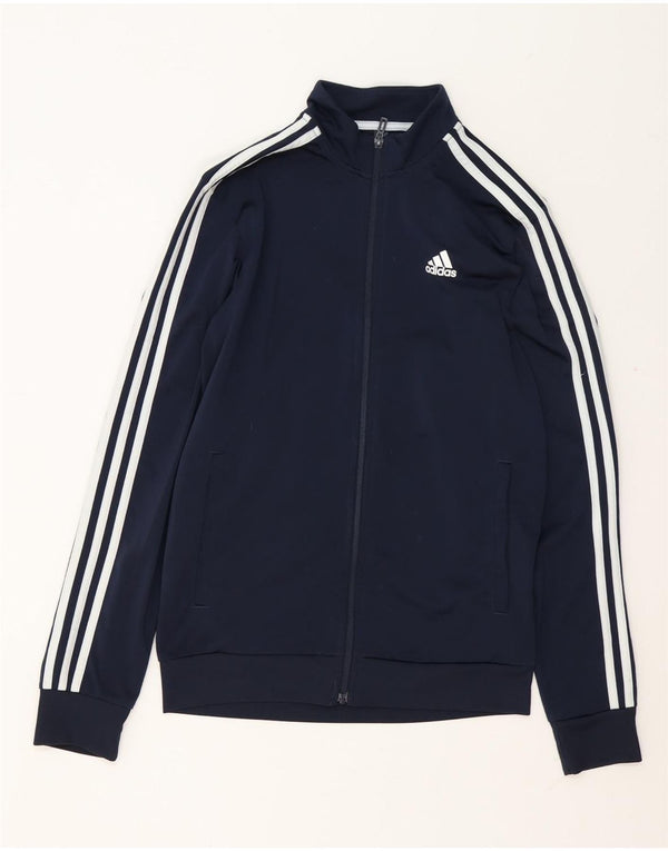 Adidas Herren-Trainingsanzug-Oberteil, Jacke, Größe S, Marineblau, Polyester