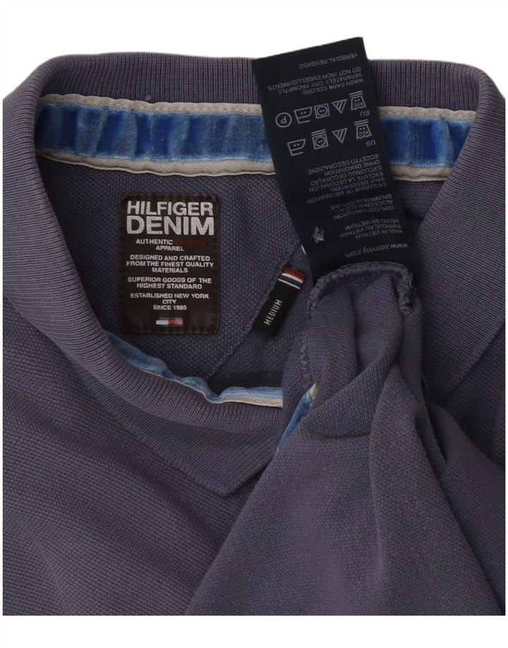 TOMMY HILFIGER Herren Poloshirt Medium Marineblau Baumwolle