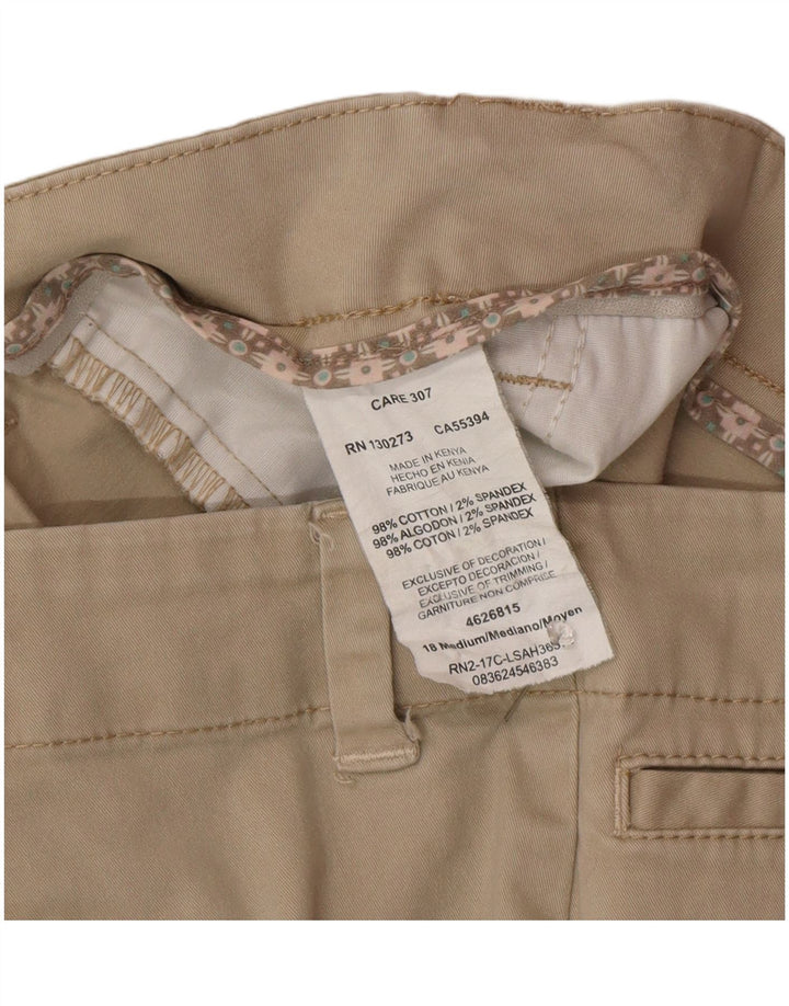 Lee Damen-Chinoshorts mit mittelhohem Bund, US 18, 2XL, W38, beige Baumwolle