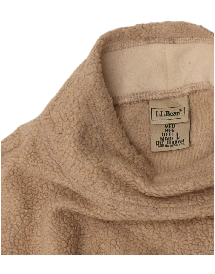 L.L.Bean Damen Fleecepullover UK 14 Medium Beige Acryl