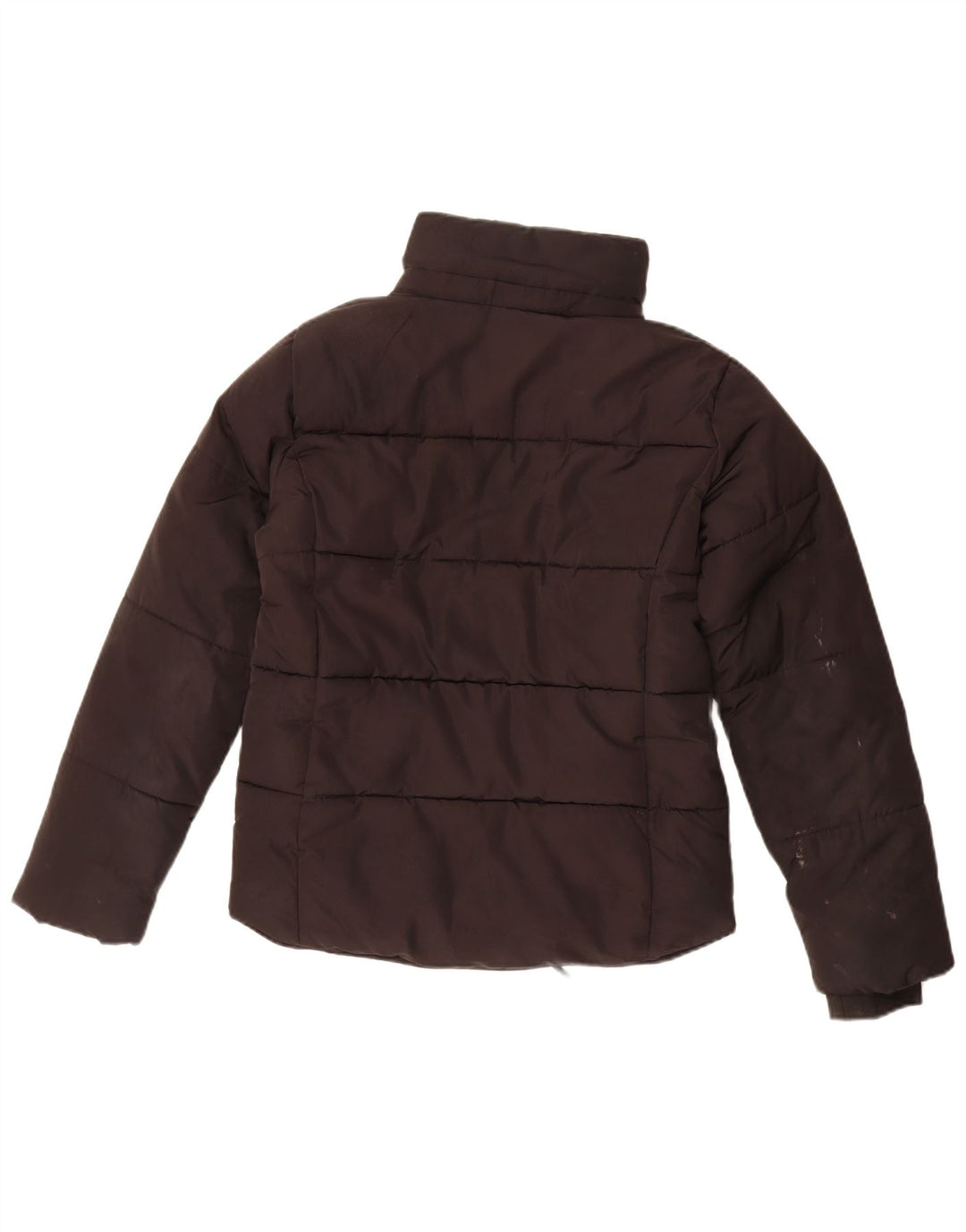 Topshop Damen Übergroße wattierte Jacke, UK 8 Small, Schwarz, Modal