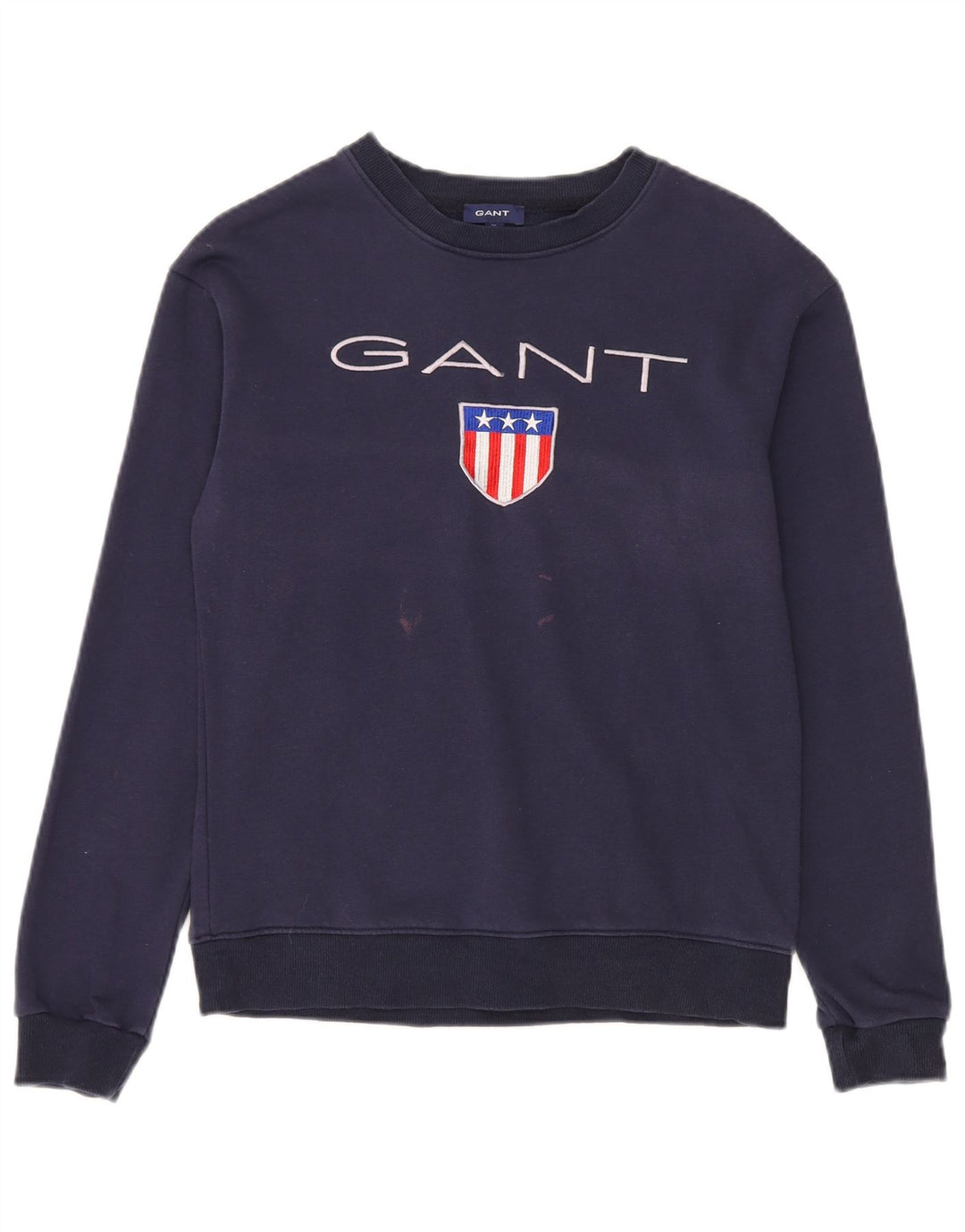 Gant Herren Grafik-Sweatshirt-Pullover XS Marineblau aus Baumwolle