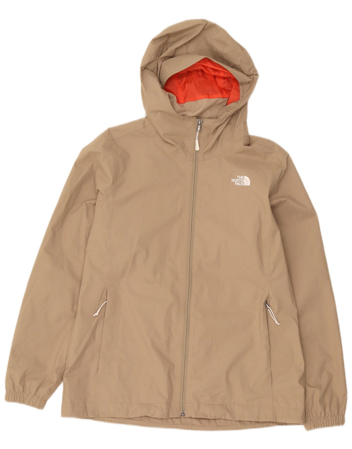 The North Face Damen-Regenjacke mit Kapuze, UK 14, Größe L, Beige, Polyester