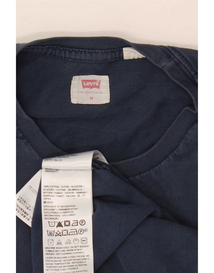 Levi's Herren-T-Shirt-Oberteil aus Baumwolle in mittlerem Marineblau