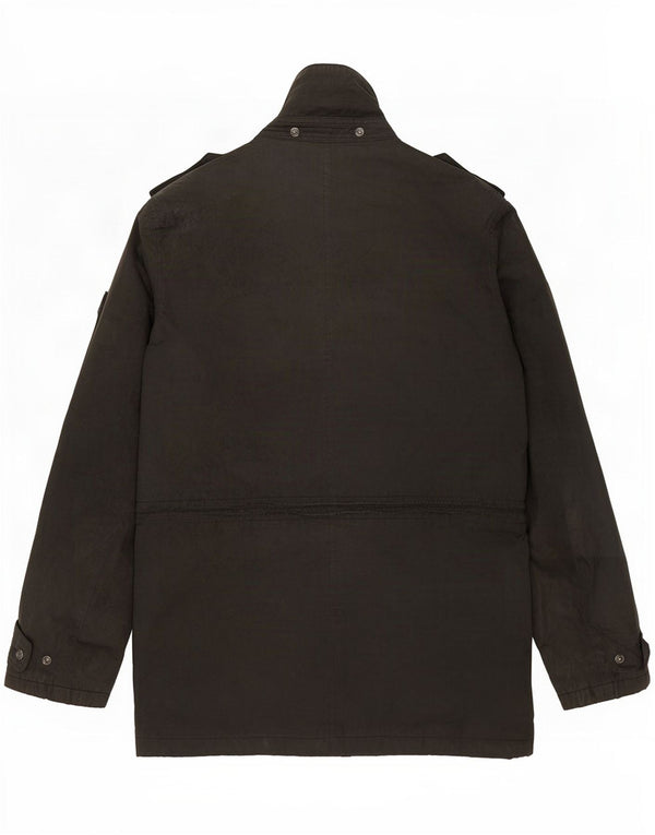 Barbour Herrenjacke aus gewachster Baumwolle, UK 38, mittelschwarz