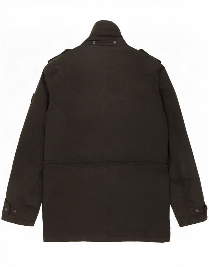 Barbour Herrenjacke aus gewachster Baumwolle, UK 38, mittelschwarz