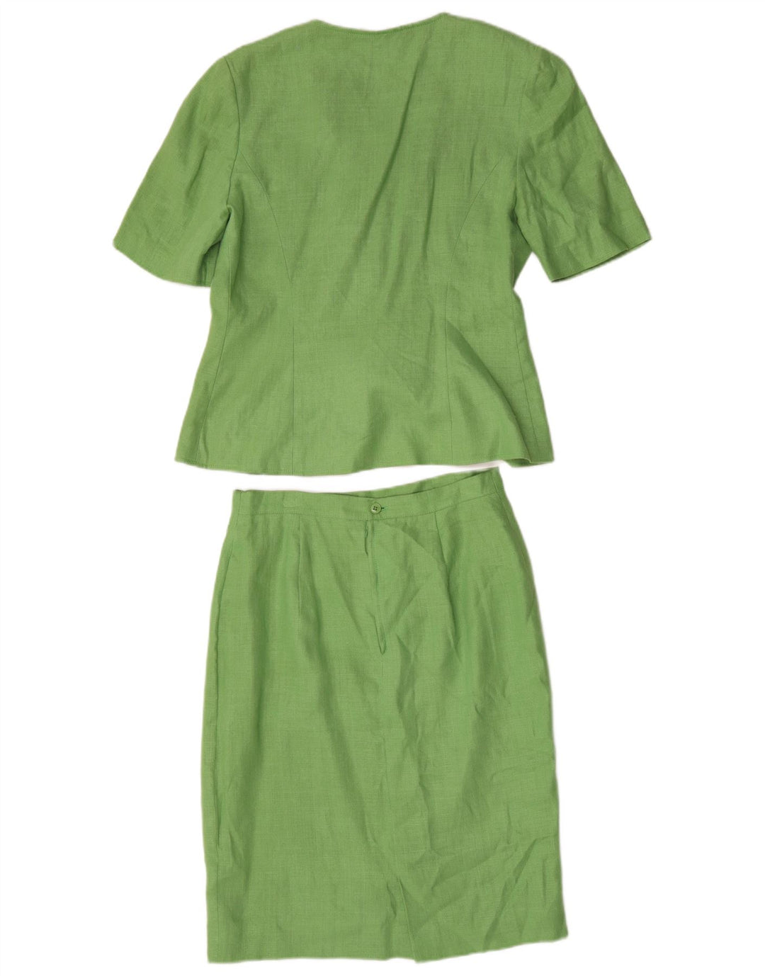 Luisa Spagnoli Damen 3-Knopf-2-teiliges Rockset IT 44 Medium W30 Grün