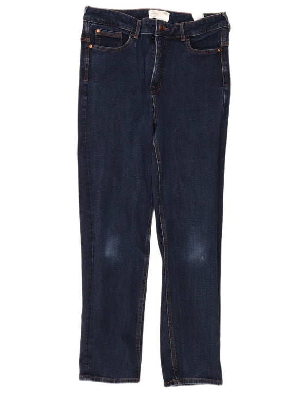 Marks & Spencer Damen Sienna Straight Jeans UK 14 Medium W30 L27 Marineblau