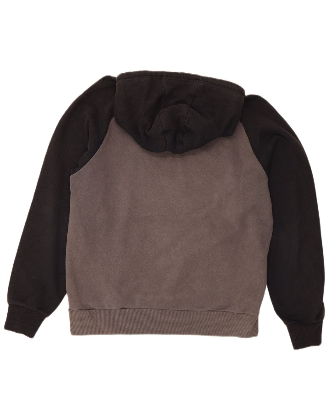 Ellesse Herren-Kapuzenpullover mit Grafik, groß, Grau, Farbblock