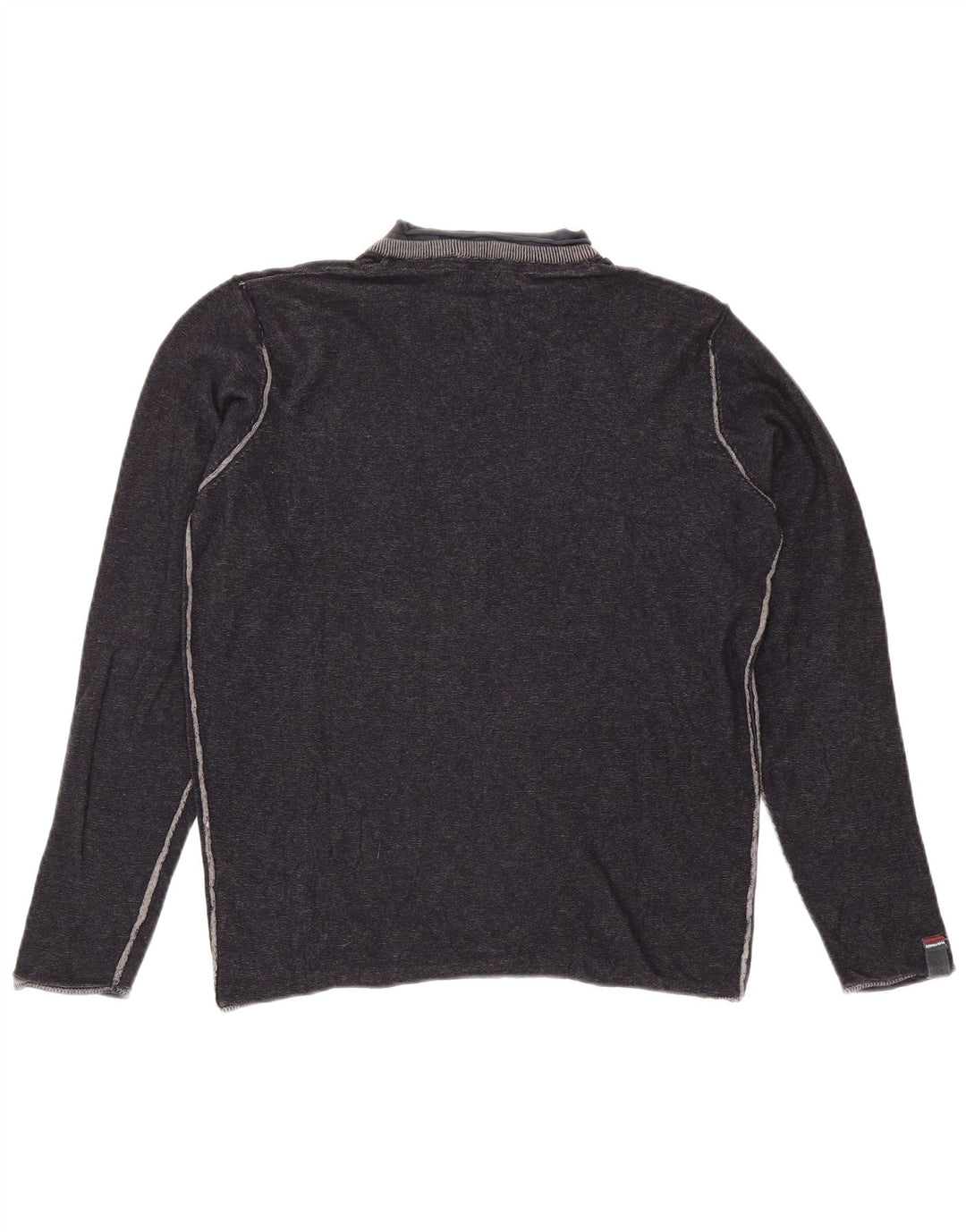 Avirex Herren-Pullover mit V-Ausschnitt, mittleres Marineblau