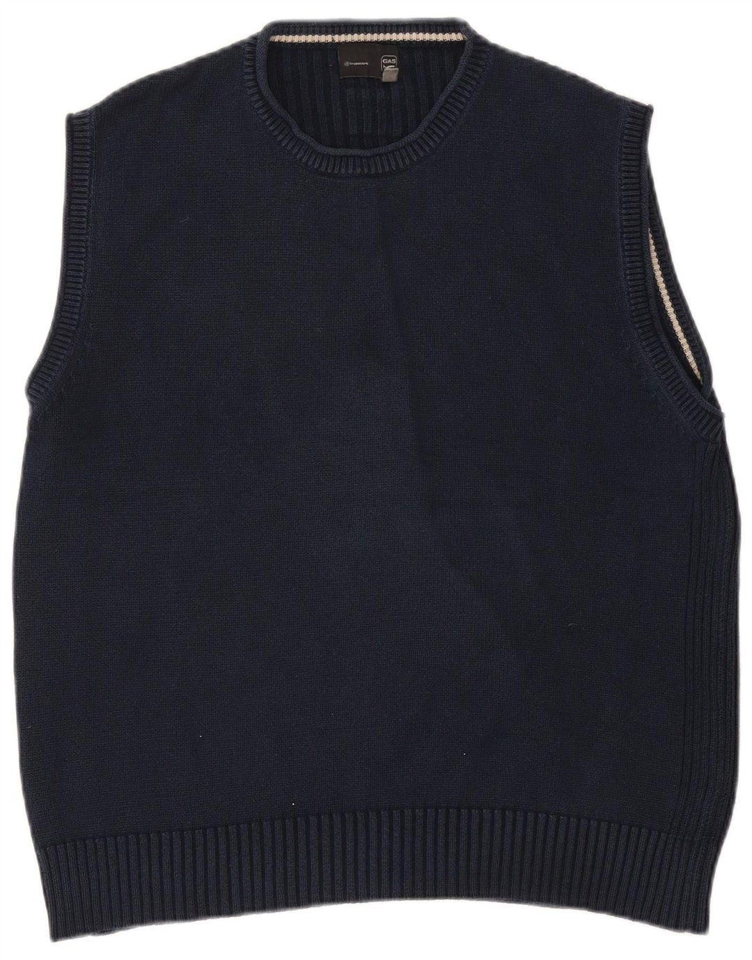 Gas Herren Weste Tank Top 2XL Marineblau Baumwolle