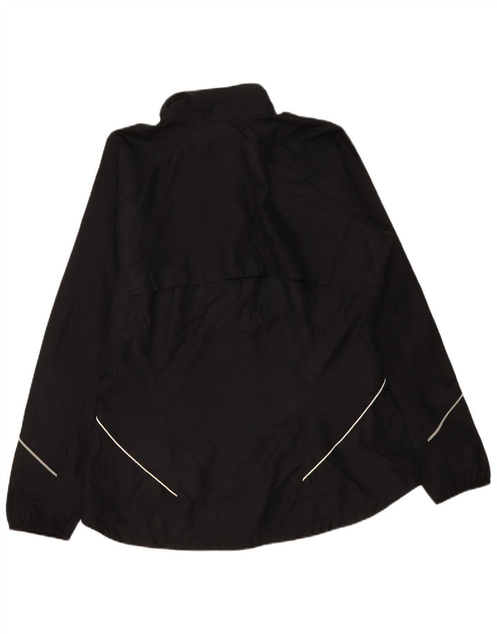 Nike Damen-Trainingsanzug-Top-Jacke UK 16/18 XL Schwarz Polyester