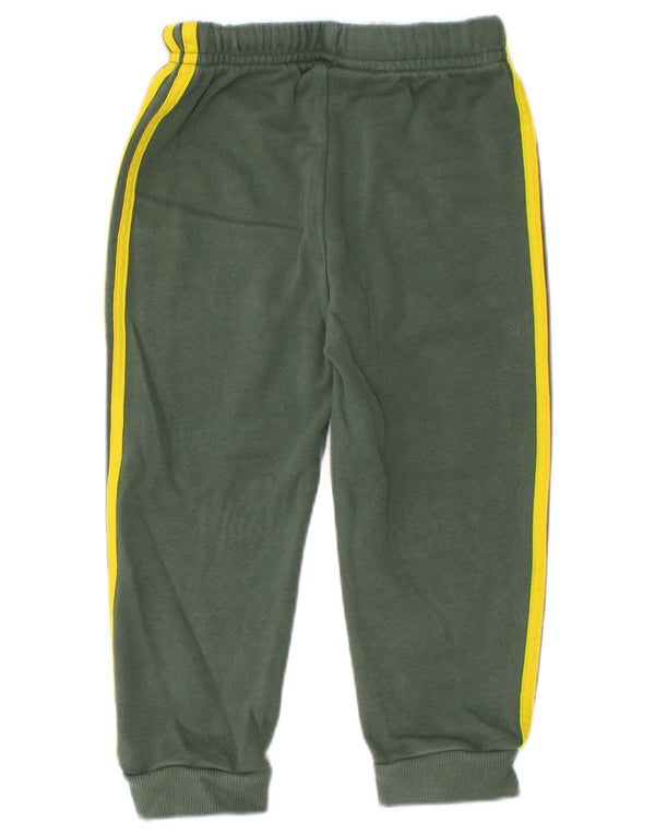Adidas Baby-Jungen-Jogger-Trainingshose, 18–24 Monate, grüne Baumwolle