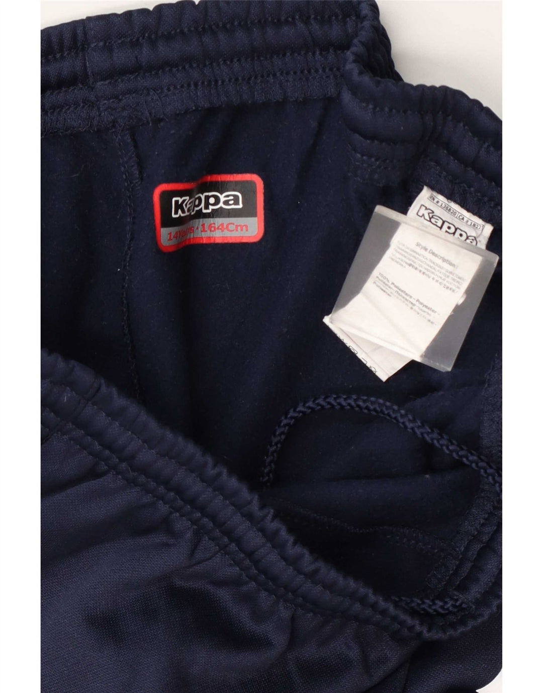 Kappa Capri-Trainingshose für Jungen, 13–14 Jahre, marineblaues Polyester