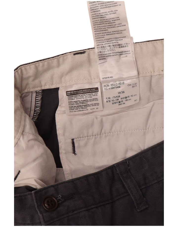 Dockers Herren-Chinoshorts W36, große graue Baumwolle