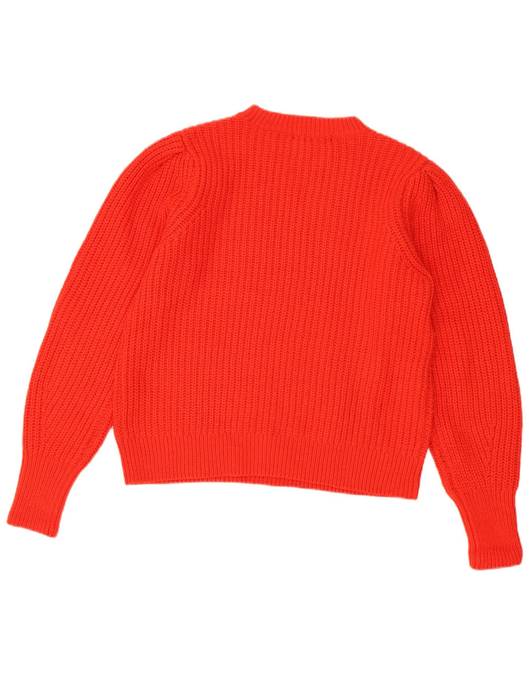 Marks & Spencer Damen Pullover mit Rundhalsausschnitt, UK 14, Mittelrot, Acryl