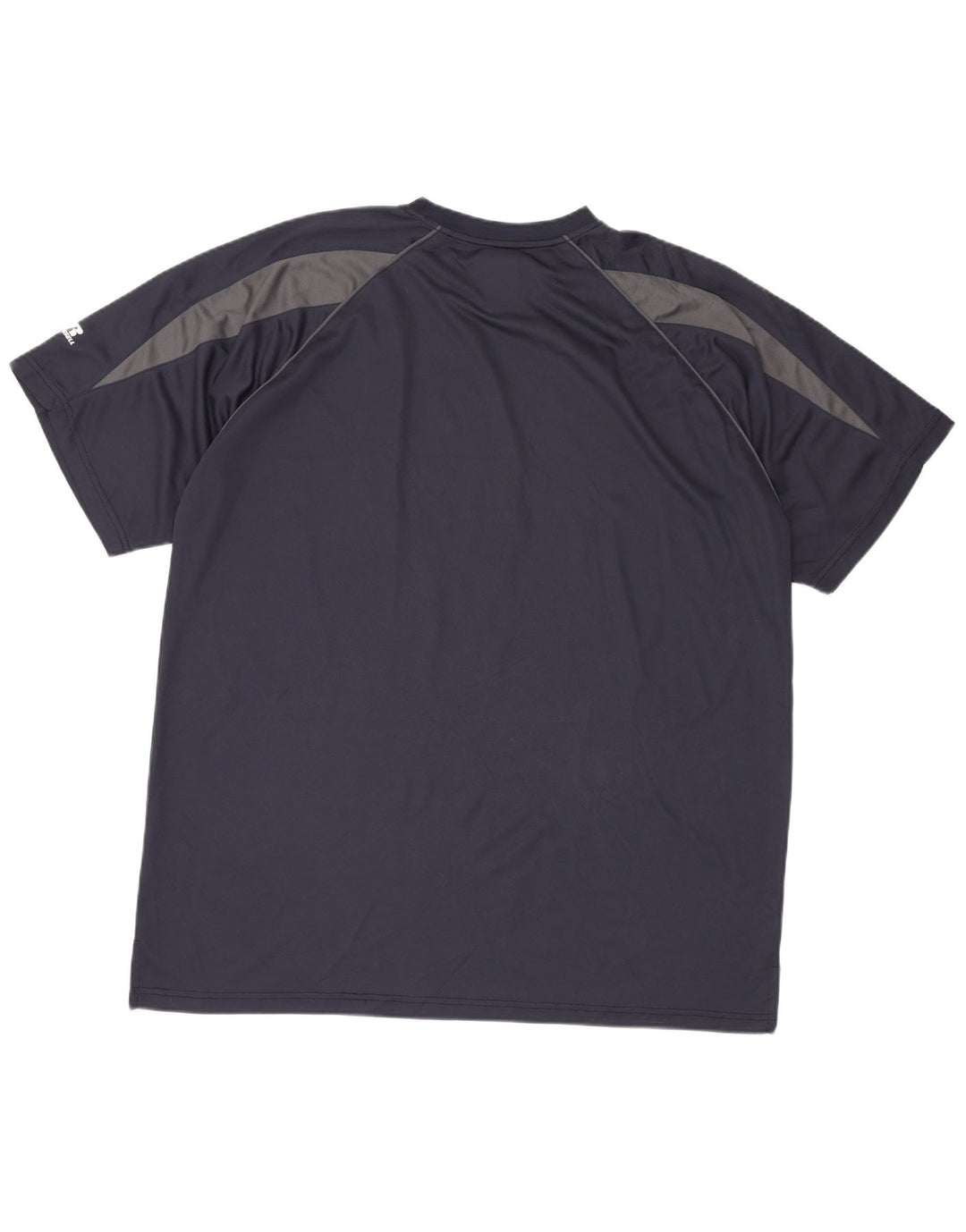 RUSSELL ATHLETIC Herren-T-Shirt, groß, 2XL, Marineblau, Farbblock-Polyester