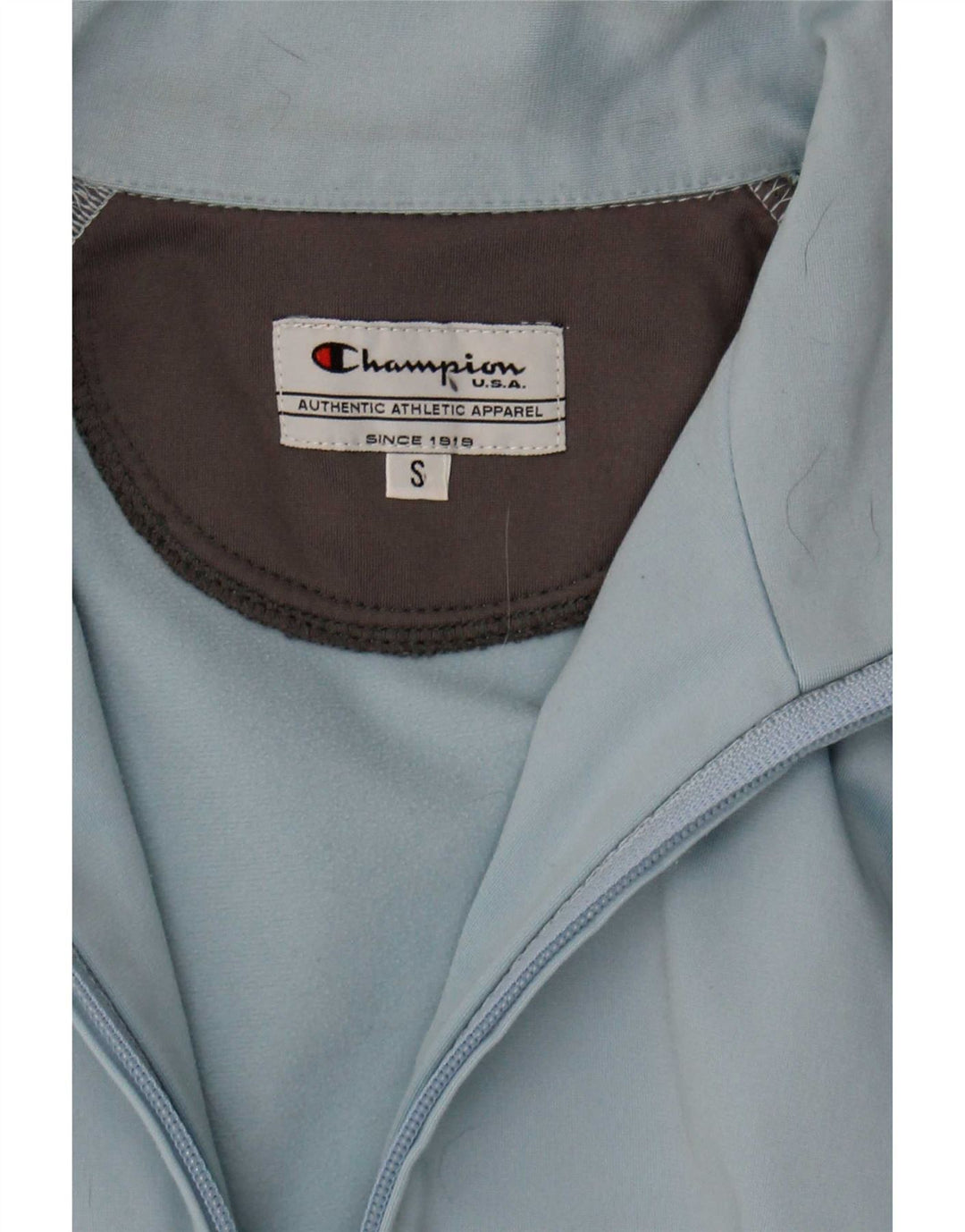 Champion Damen-Trainingsanzug-Top-Jacke, UK 10, Größe S, Blau
