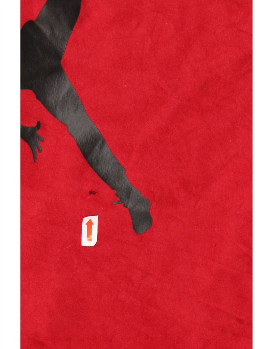 JORDAN Herren-T-Shirt mit Grafik, mittelrote Baumwolle