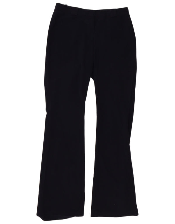 Marks & Spencer Damen Flare Freizeithose UK 10 Small W27 L32 Marineblau