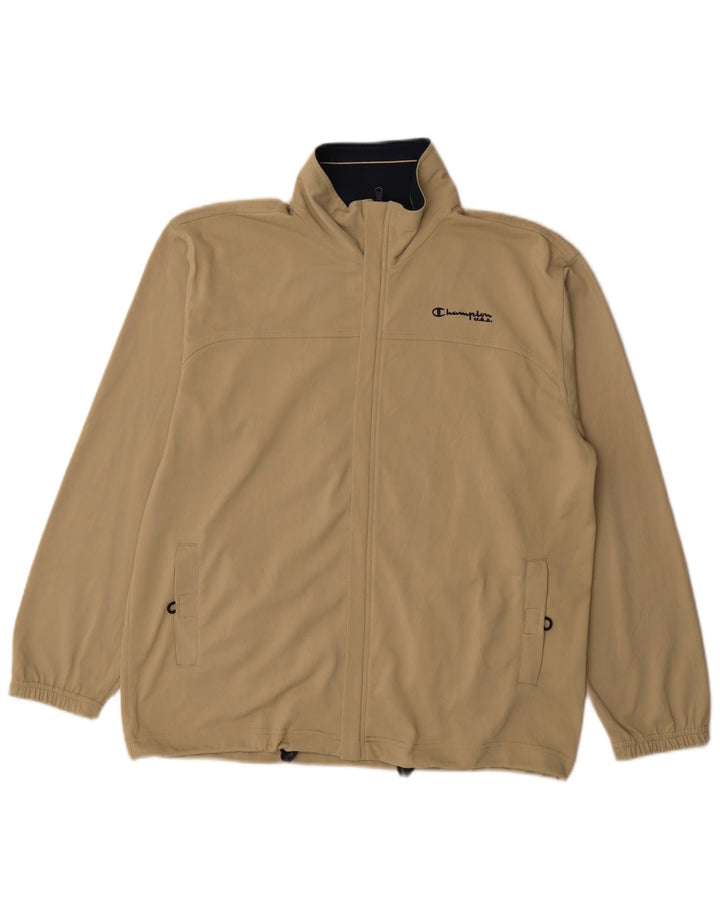 Champion Herren-Trainingsanzug-Oberjacke, Mittelbeige