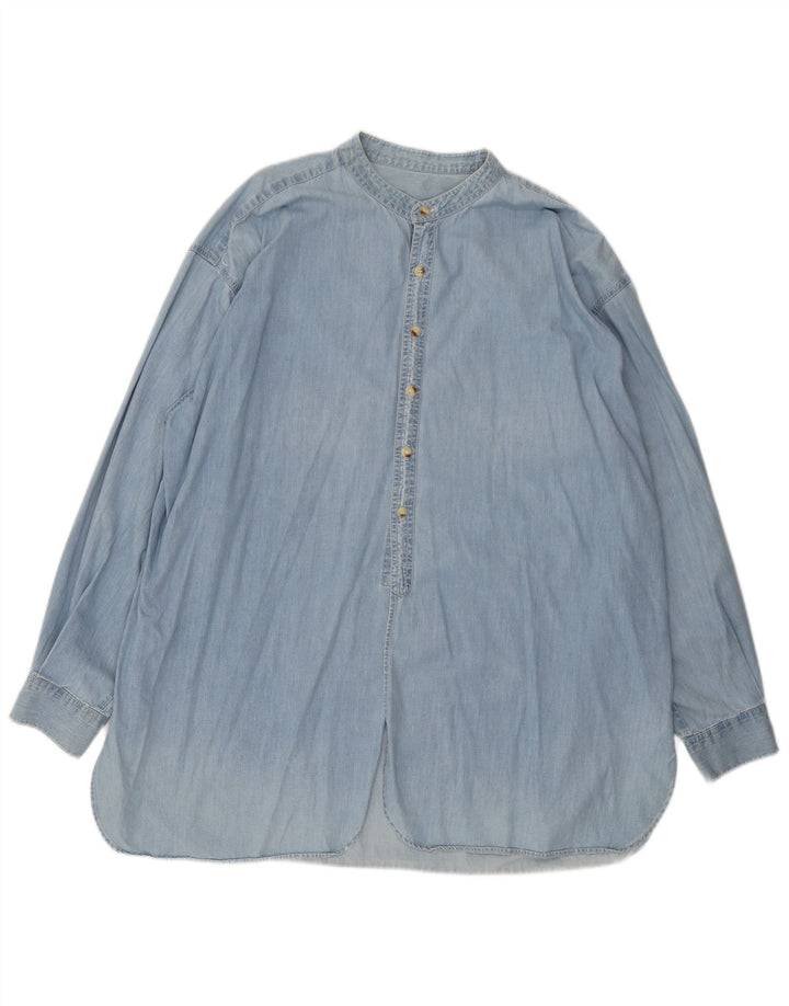 Eddie Bauer Damen Pullover Jeanskleid UK 16 XL Blaue Baumwolle