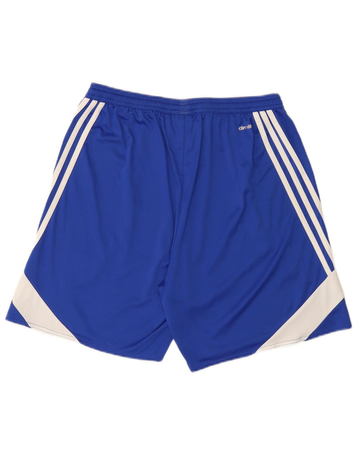 Adidas Herren Climalite Sportshorts, großes blaues Farbblock-Polyester