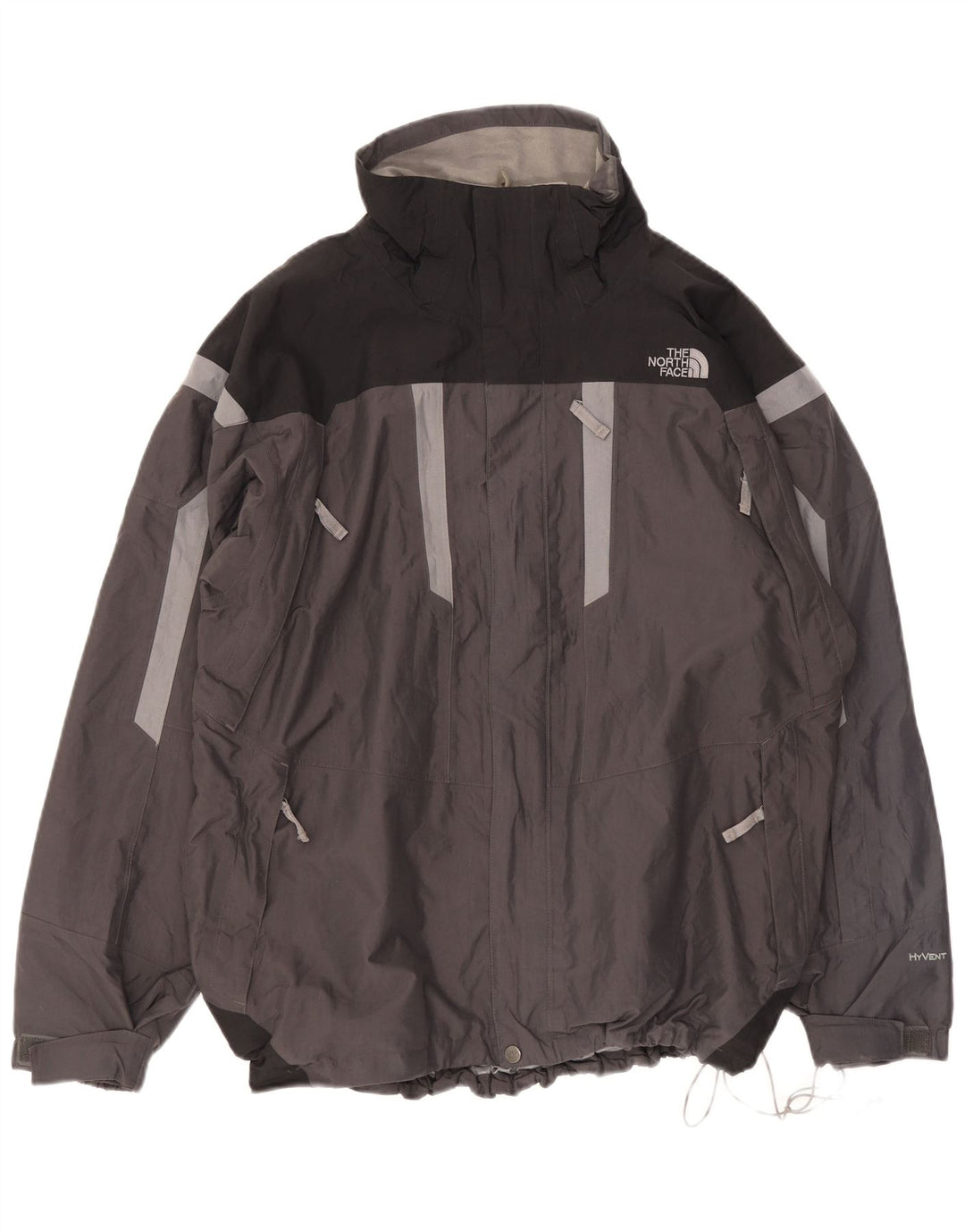 The North Face Herren-Regenjacke UK 40 Large Grau Colourblock