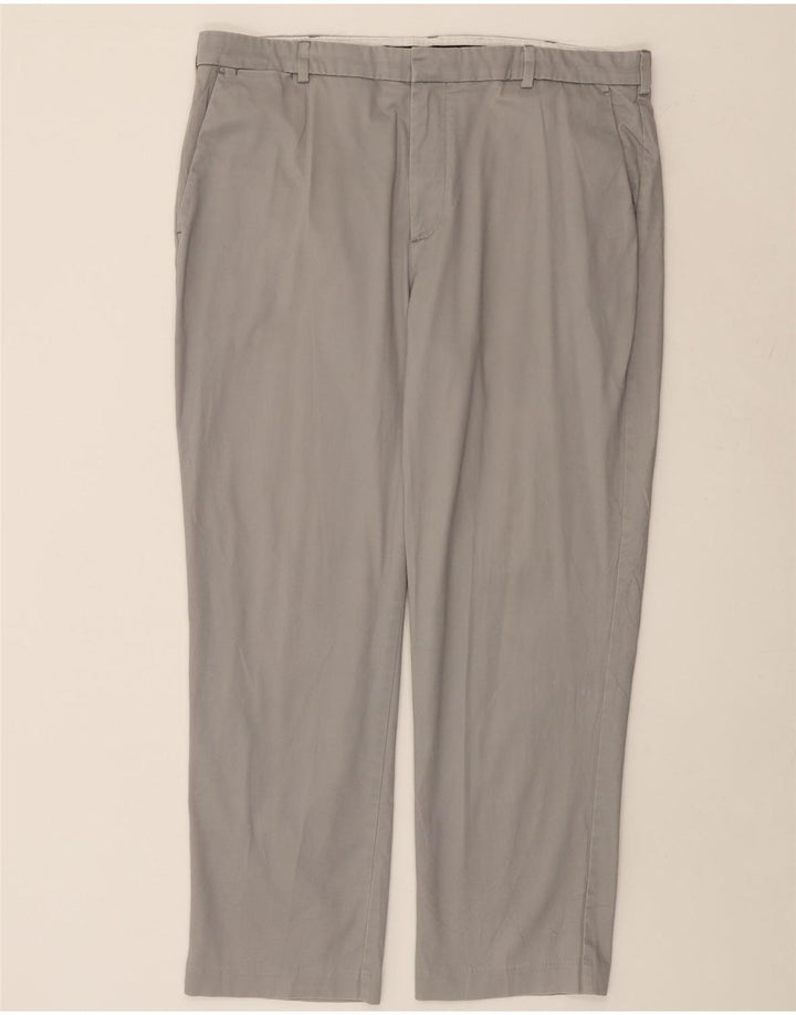 IZOD Gerade Chino-Hose für Herren, W38, L30, graue Baumwolle
