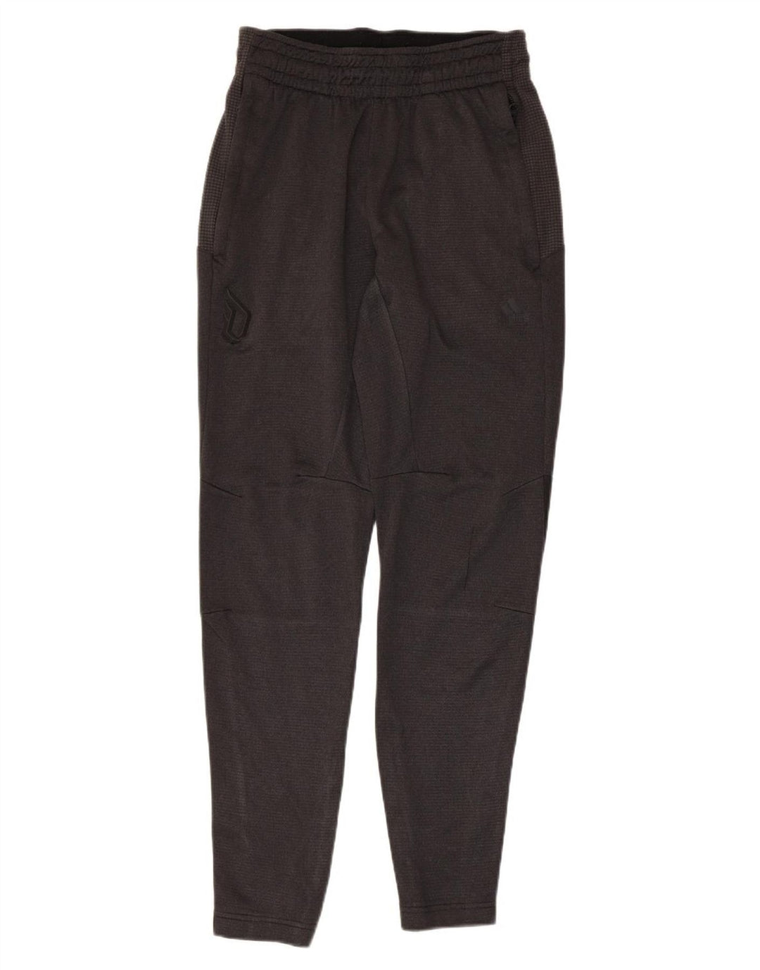 ADIDAS Herren-Trainingshose, klein, graues Colourblock-Polyester