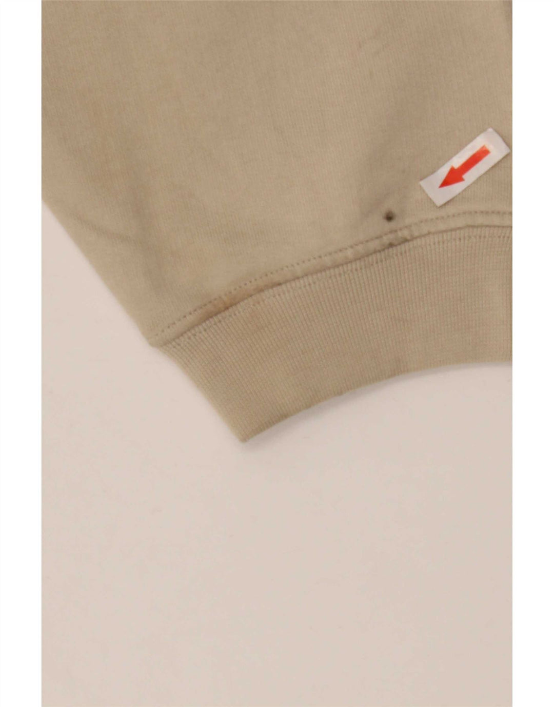 Reebok Herren Sweatshirt Pullover Large Beige Baumwolle