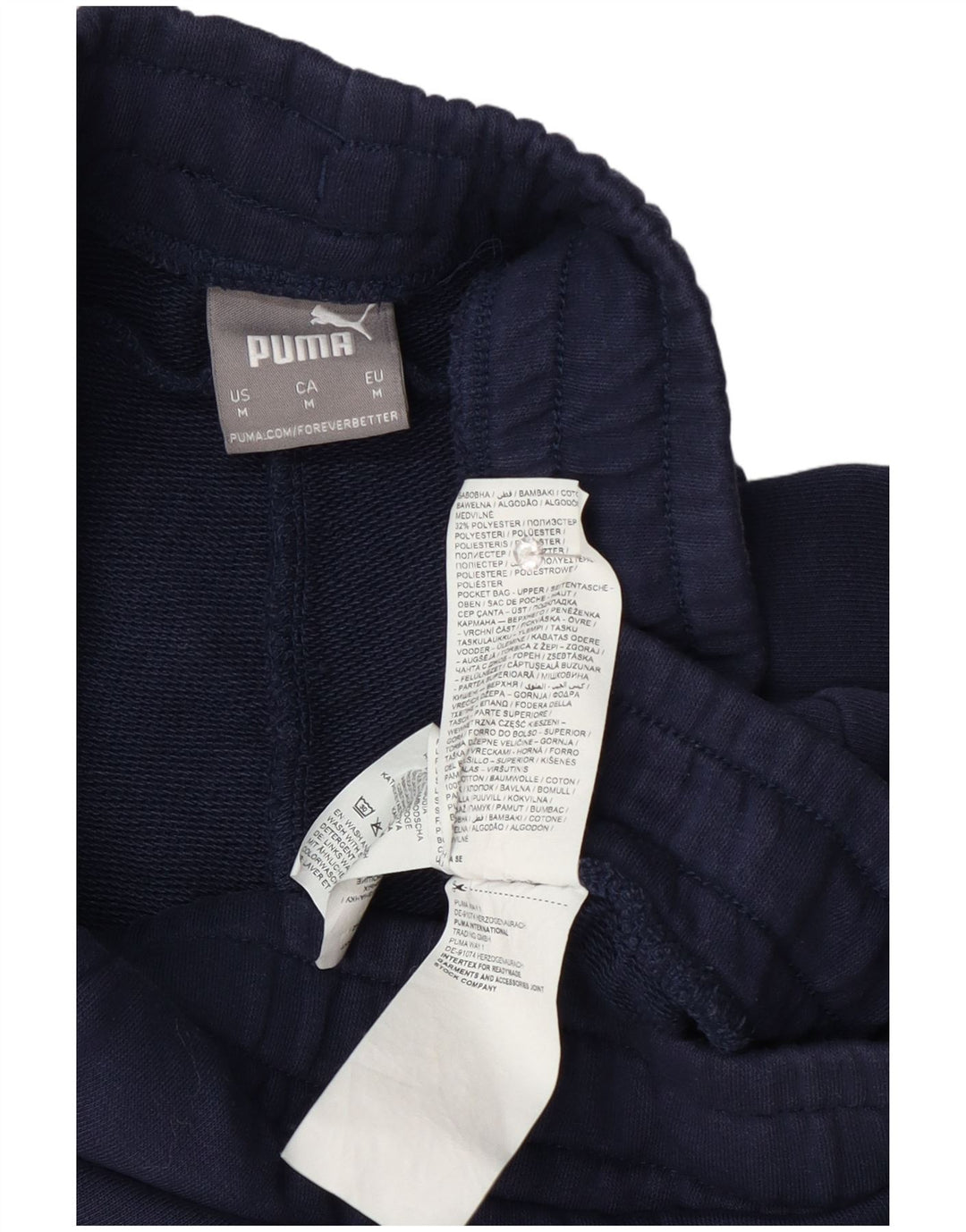 Puma Herren Graphic Sport Shorts Medium Marineblau Baumwolle