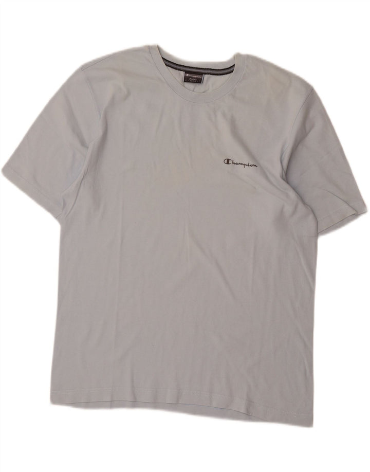 CHAMPION Mens T-Shirt Top Medium Blue Cotton Vintage Champion and Second-Hand Champion from Messina Hembry 