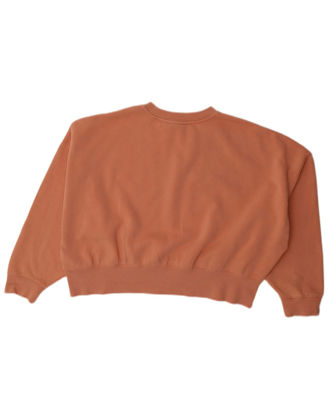 Adidas Damen Übergroßer Sweatshirtpullover UK 16 Large Orange Baumwolle
